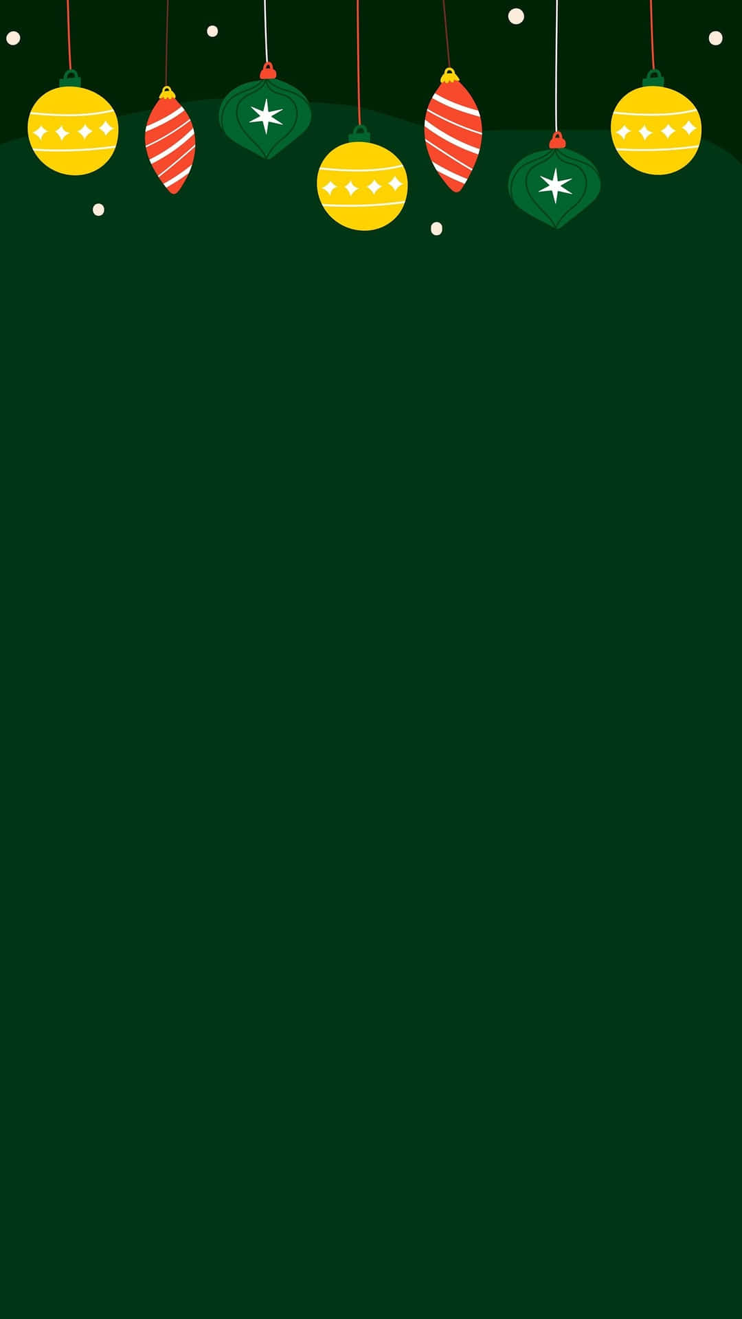 Dark Green Christmas Frame Background