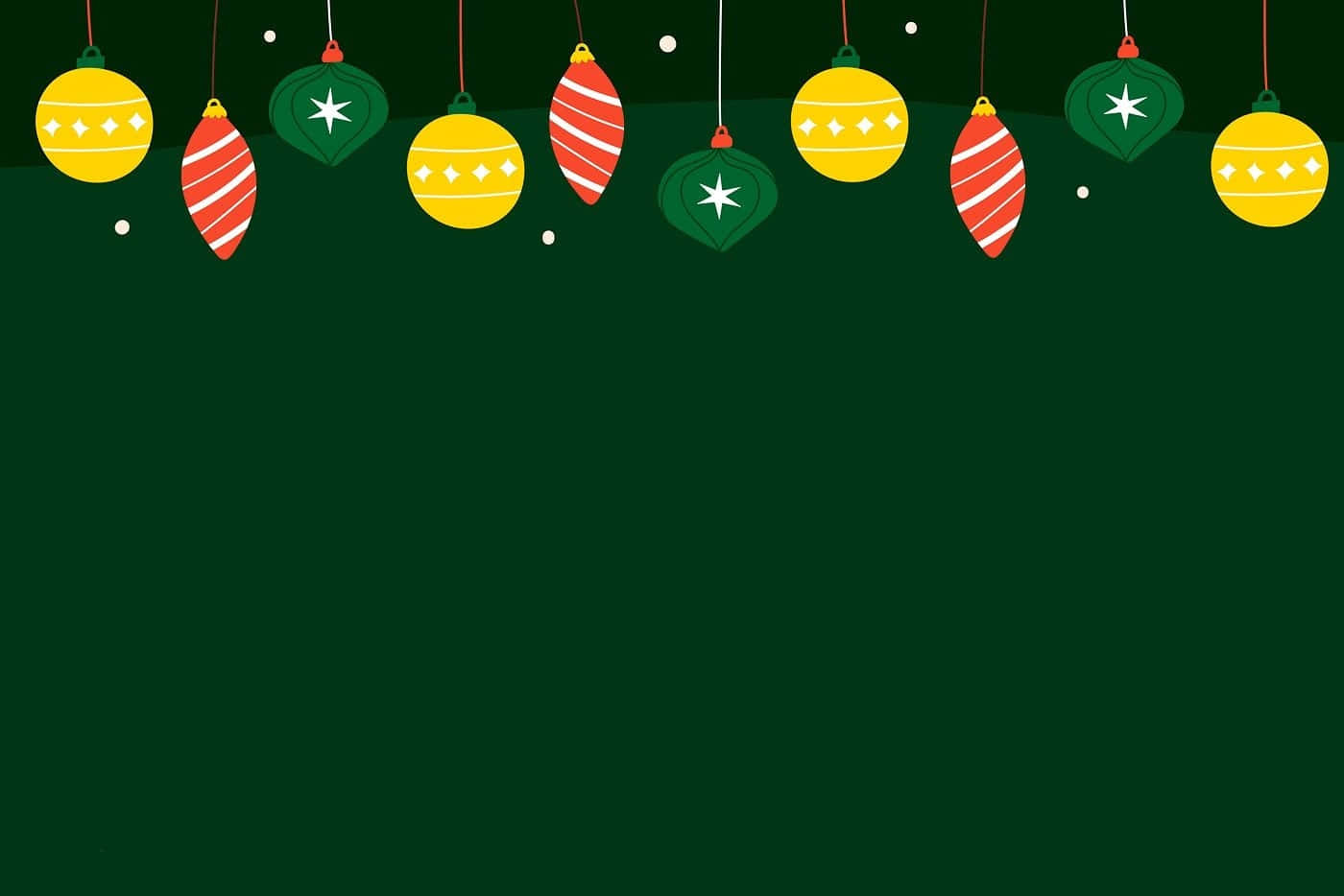 Dark Green Christmas Minimalist Decoration Background