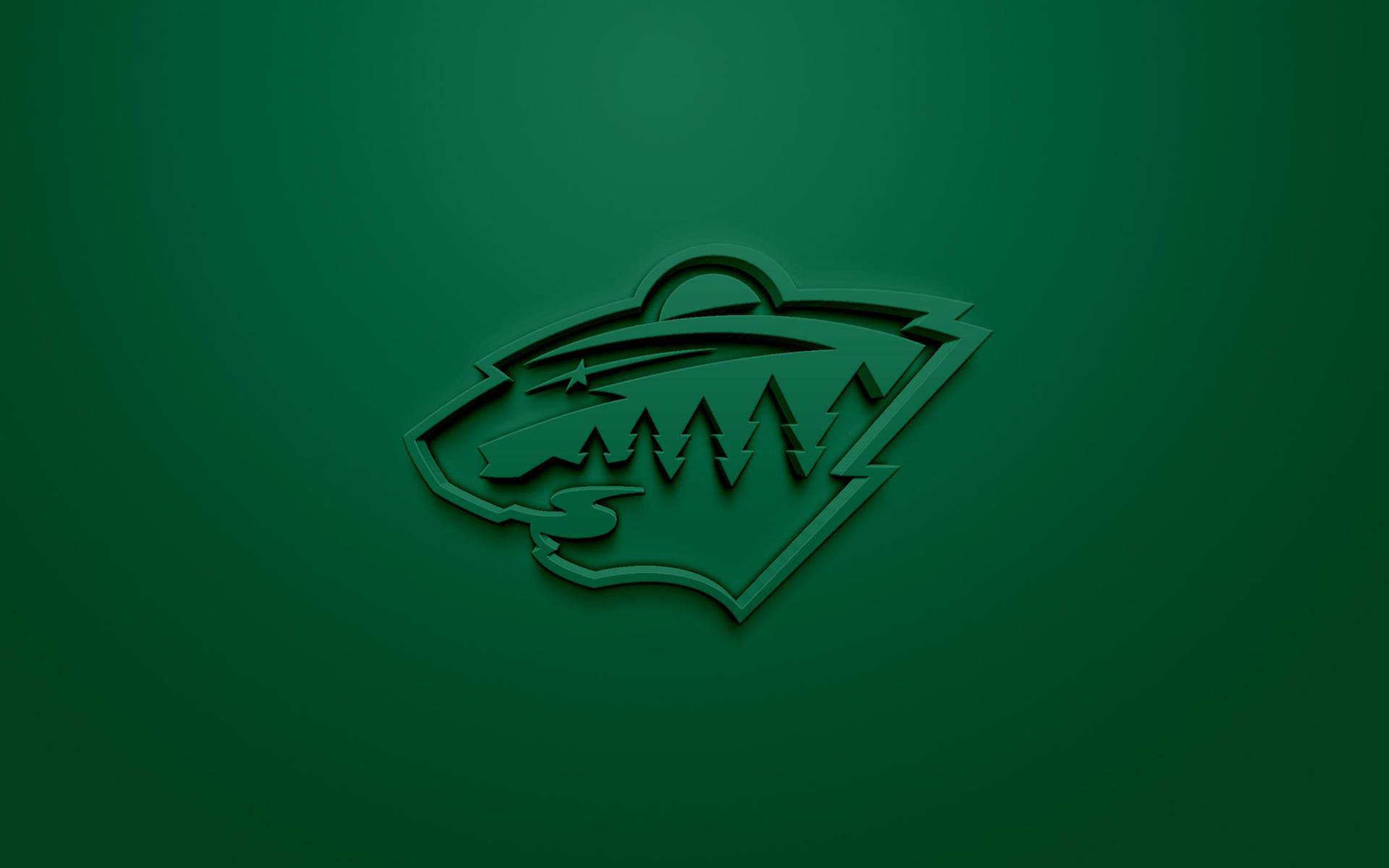 Dark Green Minnesota Wild Logo Background