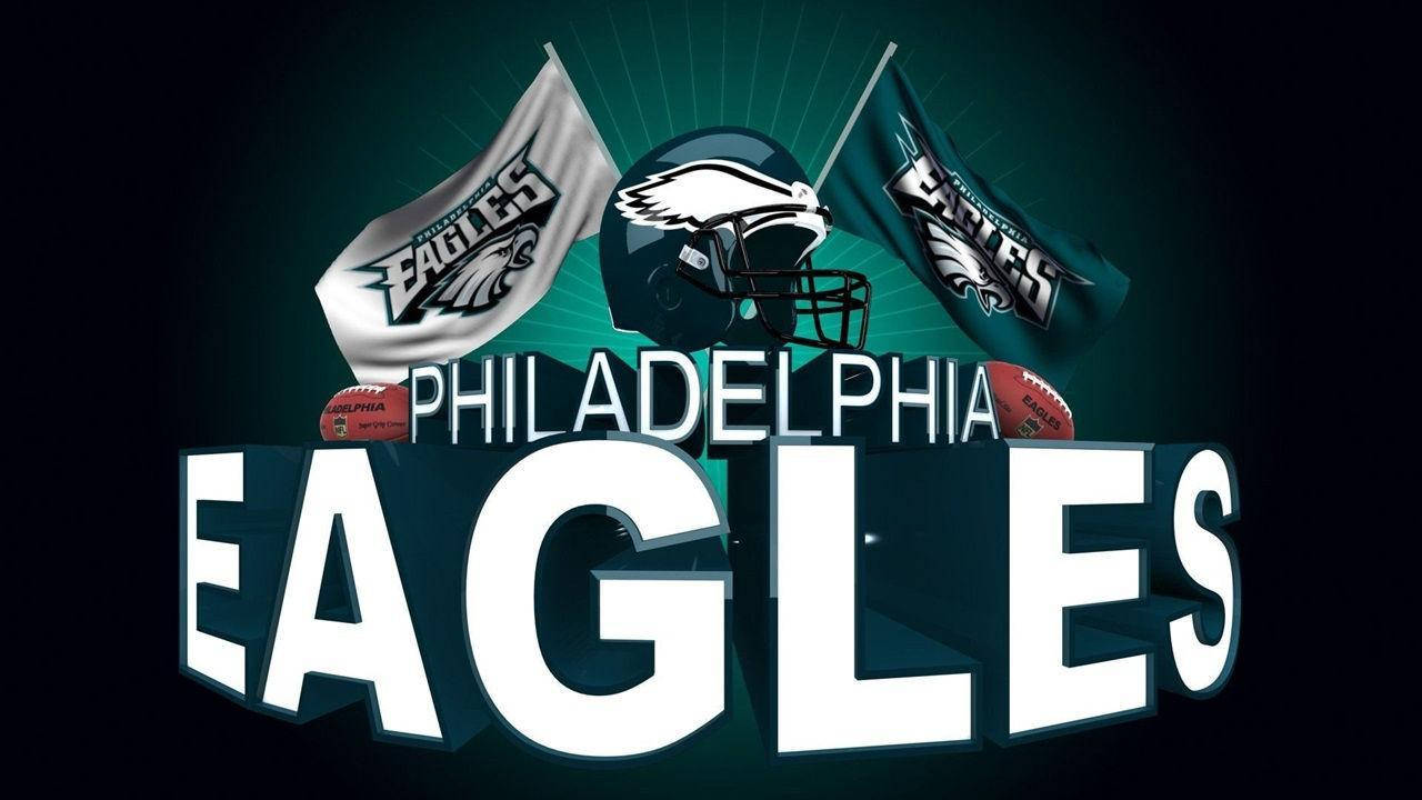 Dark Green Philadelphia Eagles Poster Background