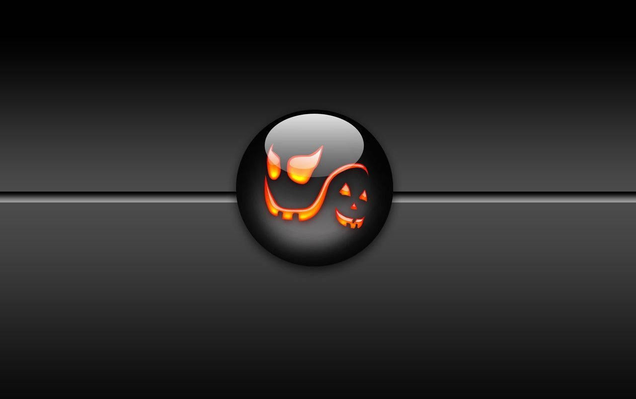 Dark Halloween Pumpkin Smile Background