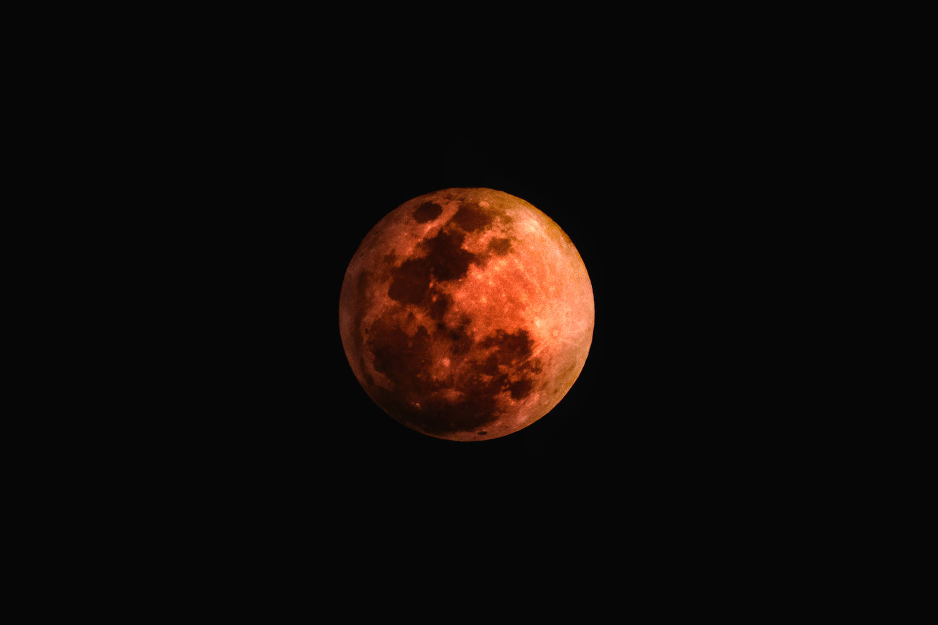 Dark Halloween Red Moon Background