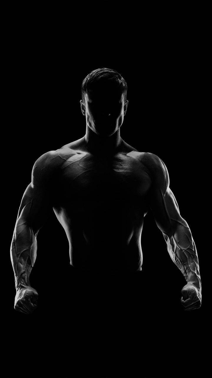 Dark Hd Portrait Bodybuilders Background