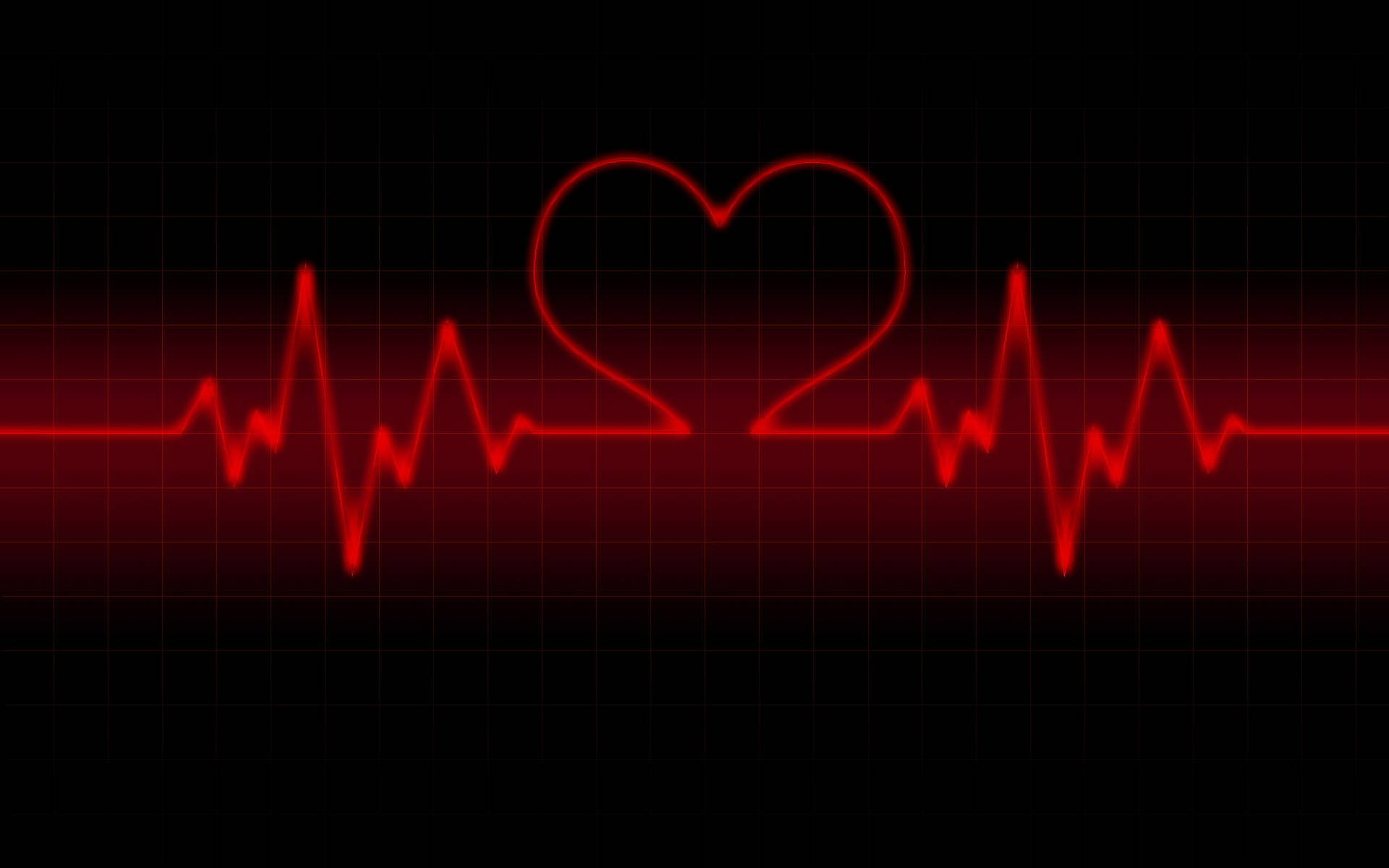 Dark Heart In Heart Rate Line
