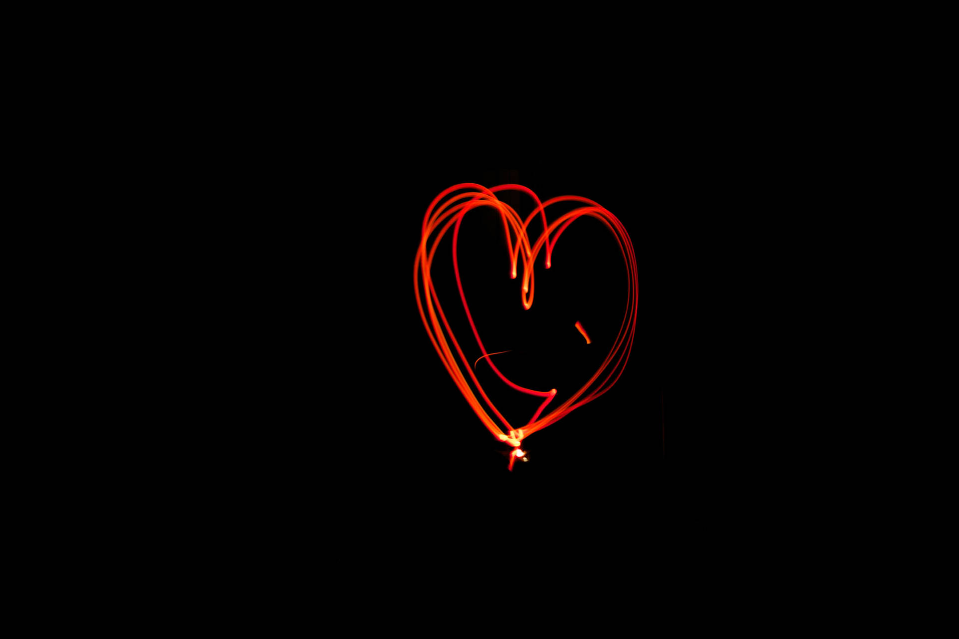 Dark Heart Light Photography Background