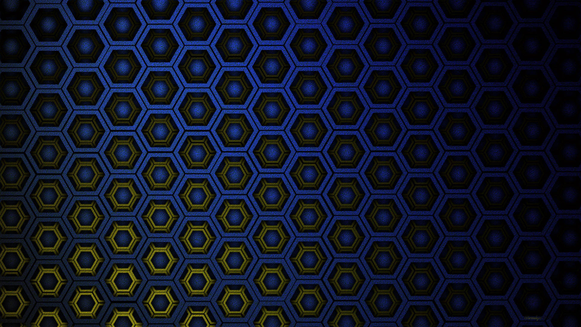Dark Hexagon Layers Background