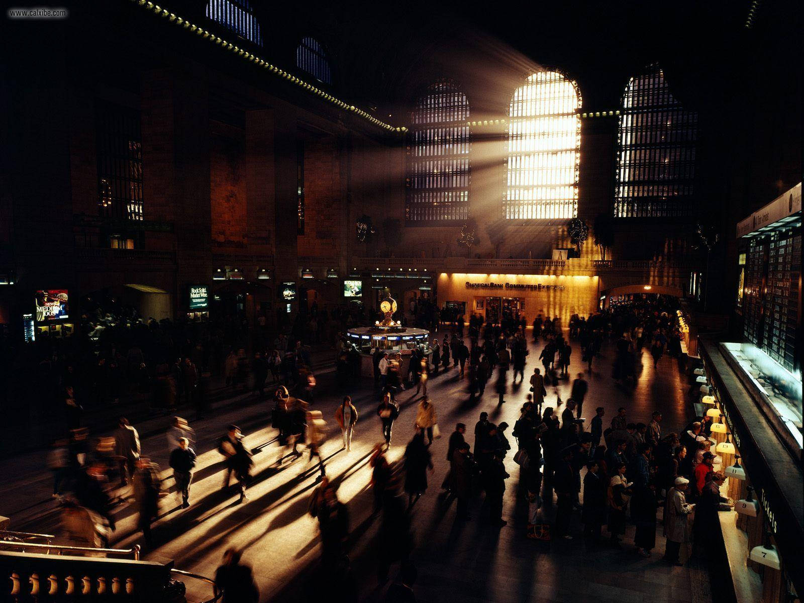 Dark Interiors Of Grand Central Terminal