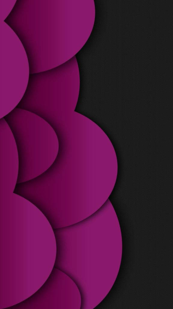 Dark Iphone Purple Hearts Background