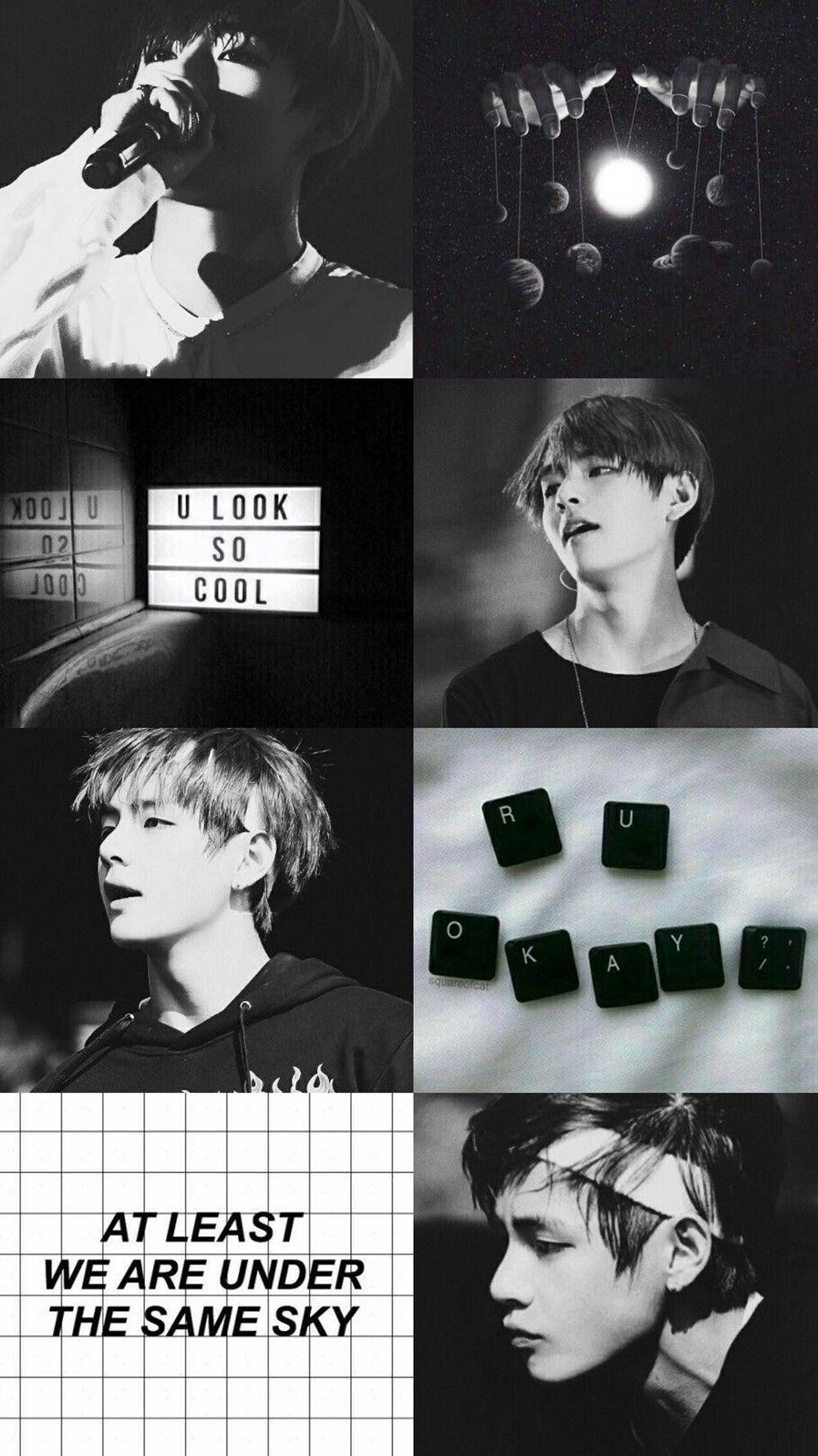 Dark Kim Tae-hyung Aesthetic Wings Era