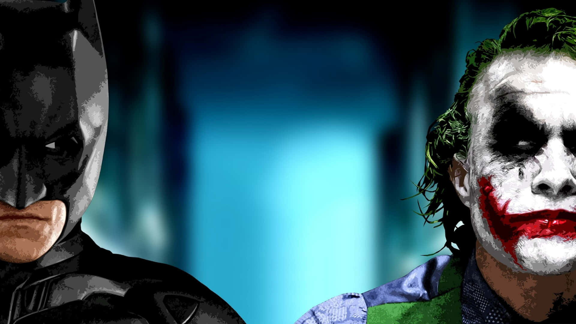 Dark Knight Joker In 4k Ultra Hd With Batman Background