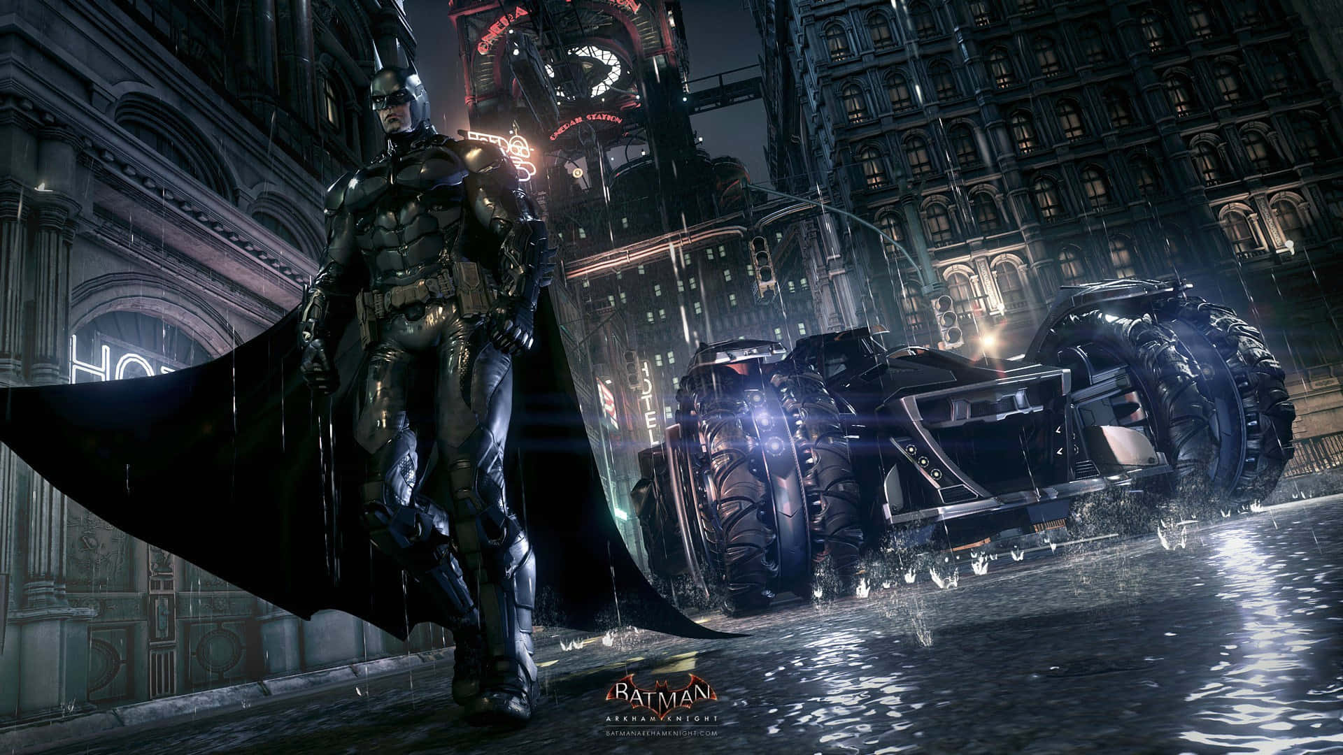 Dark Knight Rises To Save Gotham City. Background
