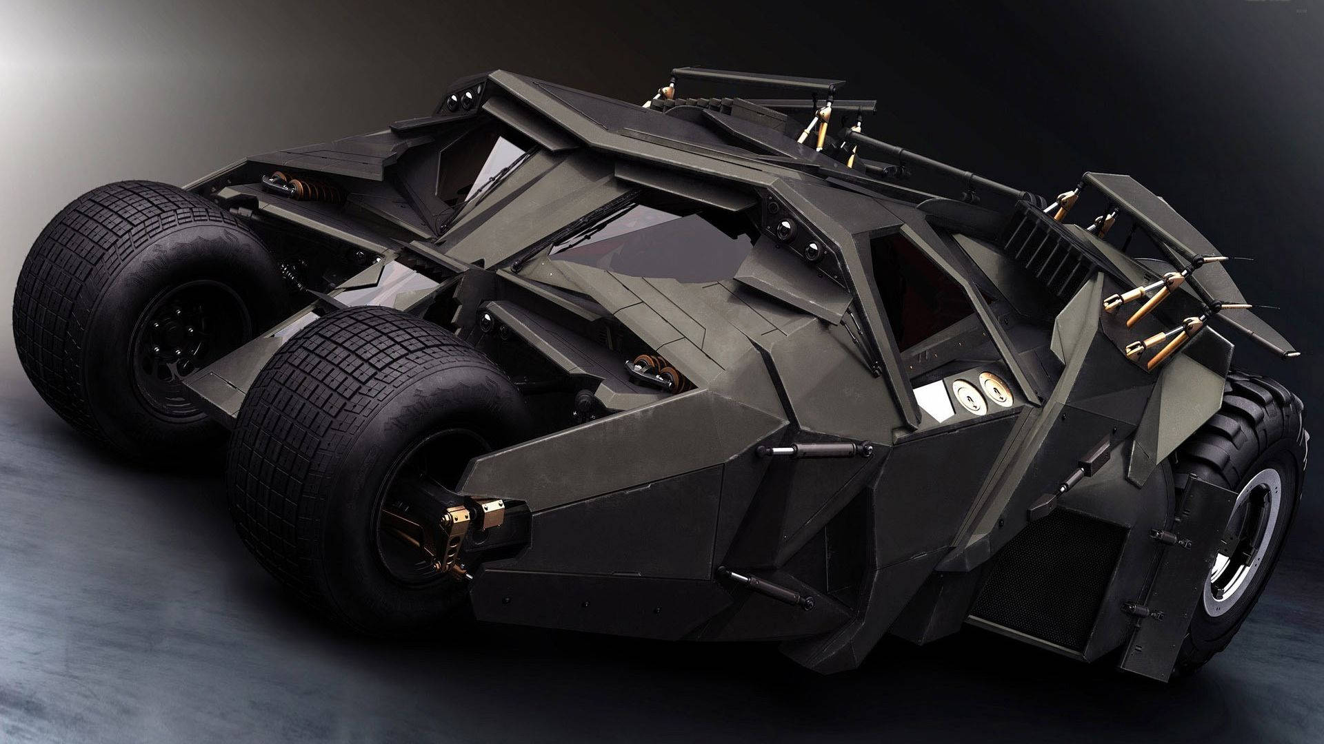 Dark Knight Trilogy Batmobile Background