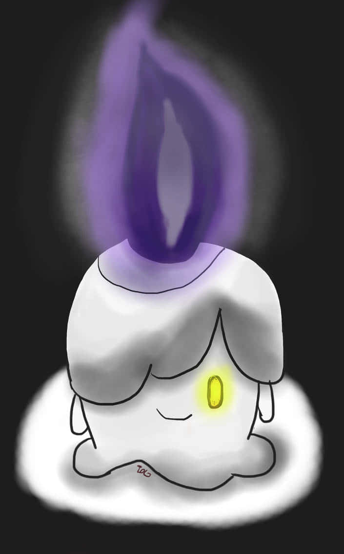 Dark Litwick Fire Background