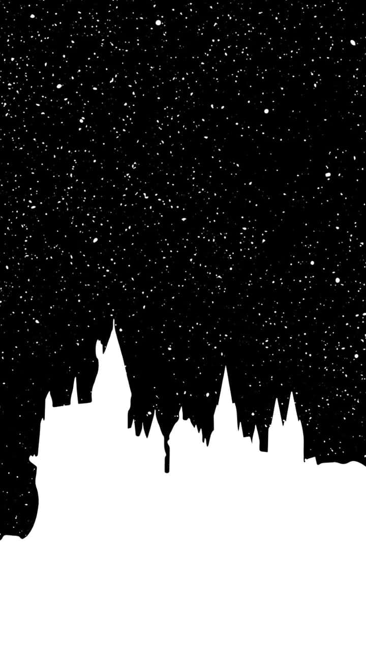 Dark Magic And Mystery Abound In Harry Potter Black & White Background