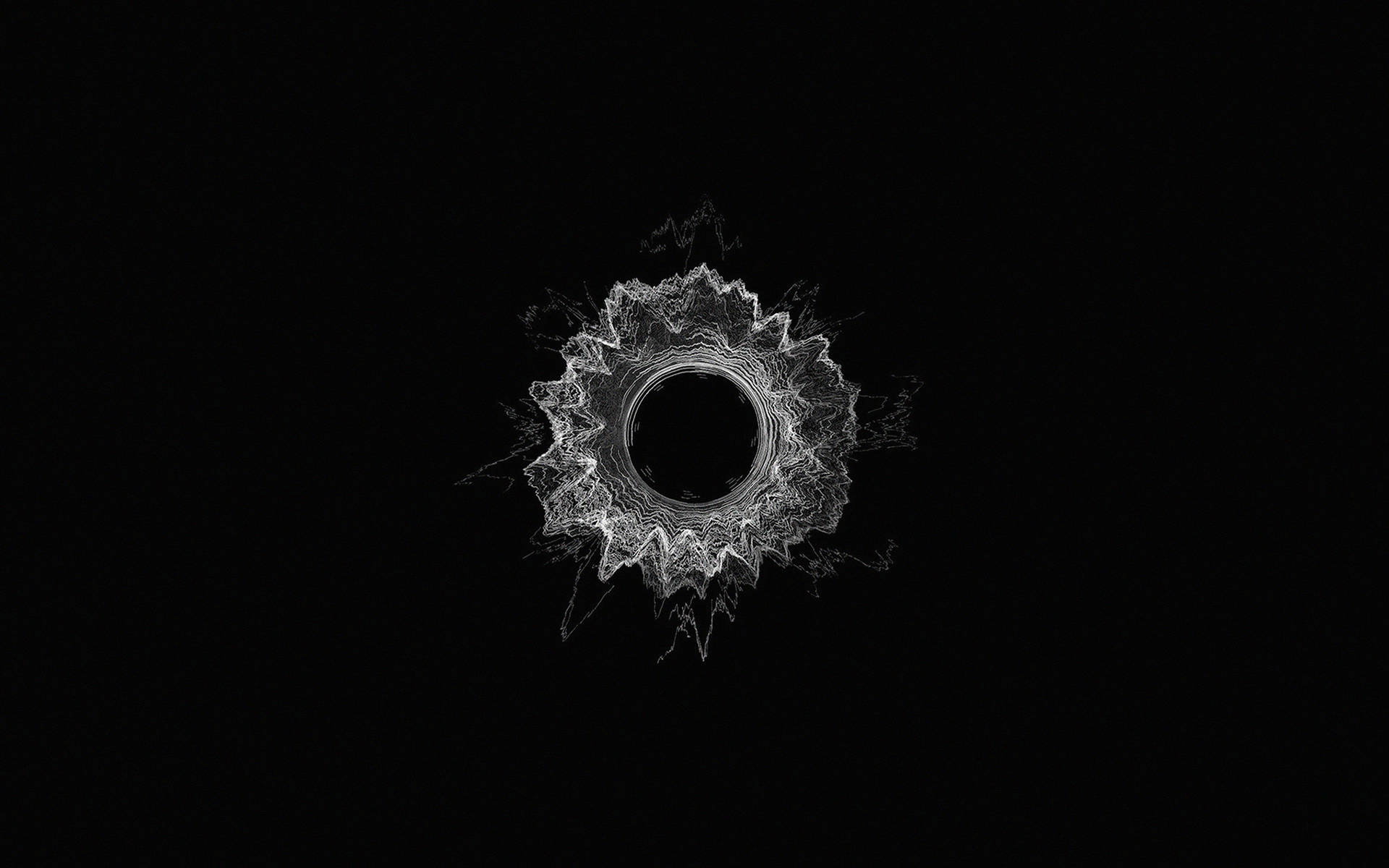 Dark Minimalist Bullet Hole Detail Background