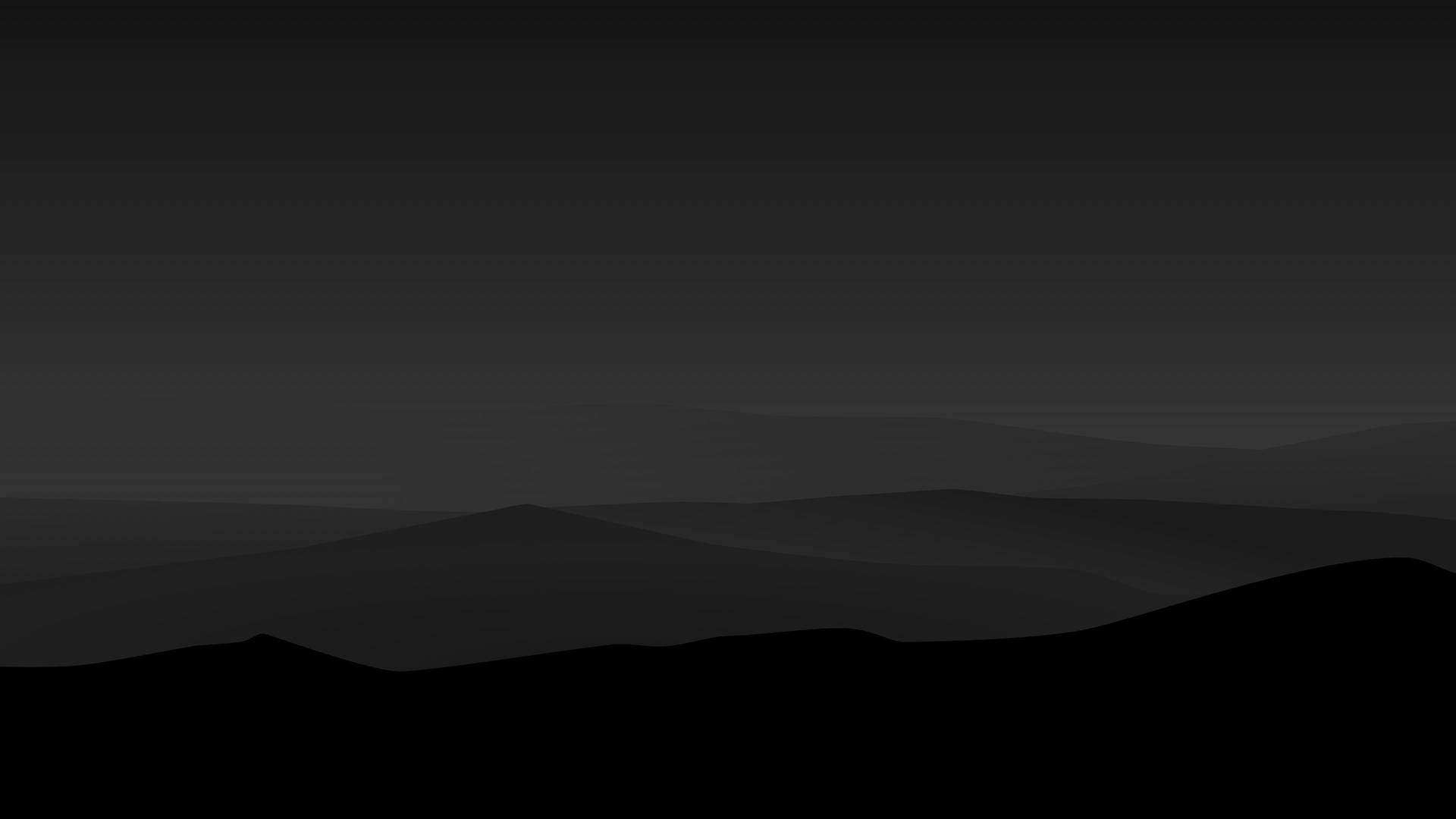 Dark Minimalist Mountains Background