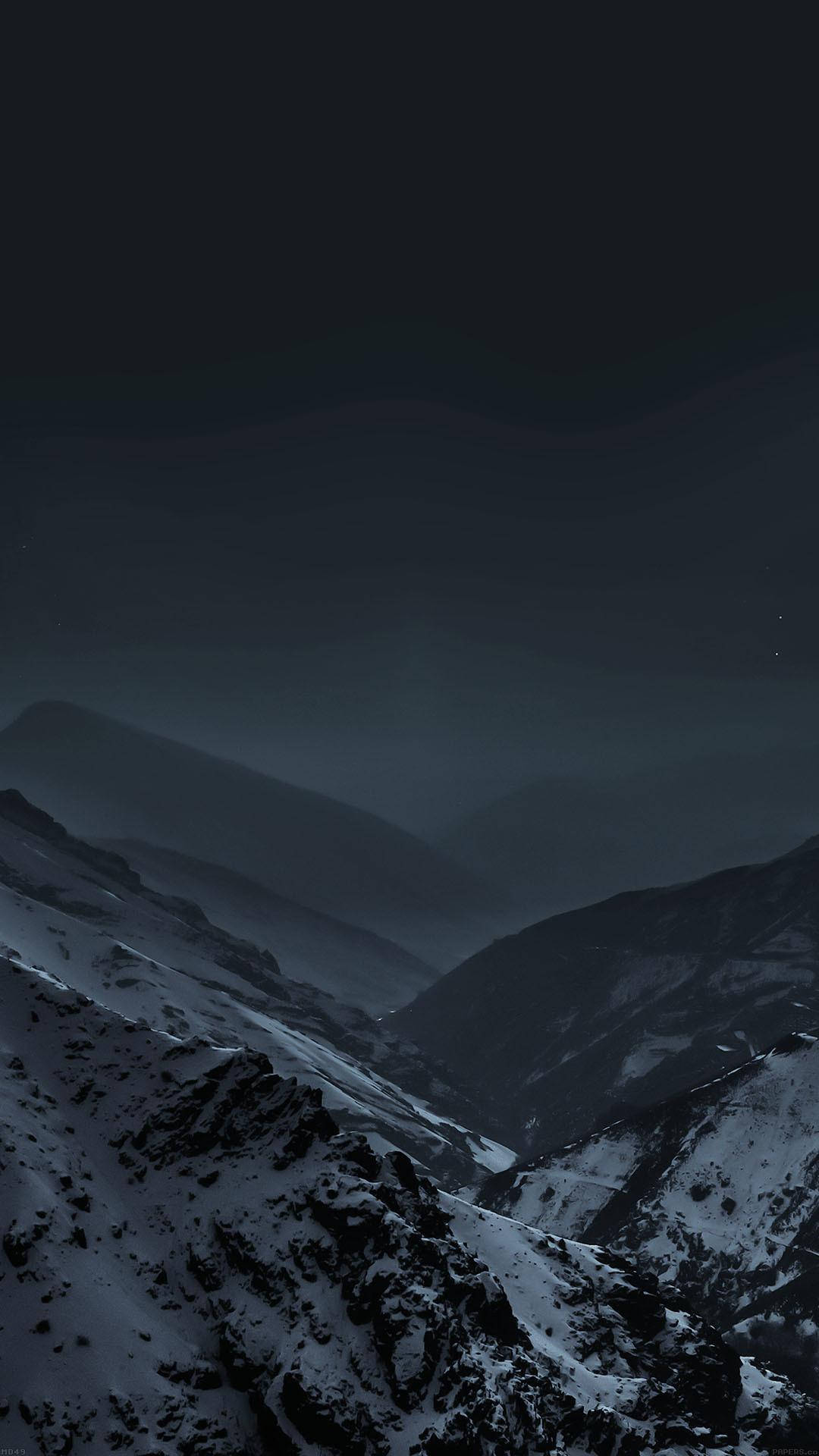 Dark Mountain Range Iphone 6s Plus Background