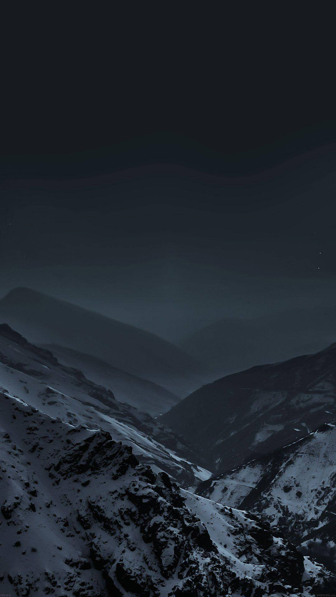 Dark Mountains Original Iphone 4 Background