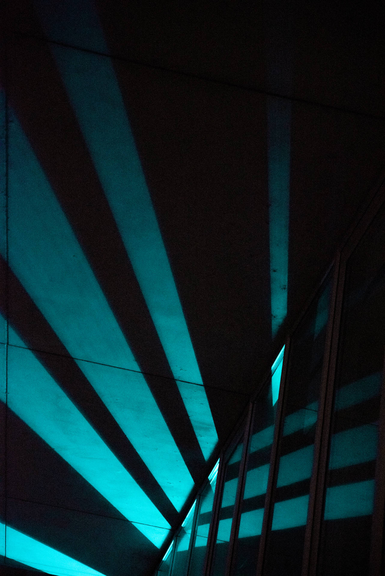 Dark Neon Iphone Tunnel Lights