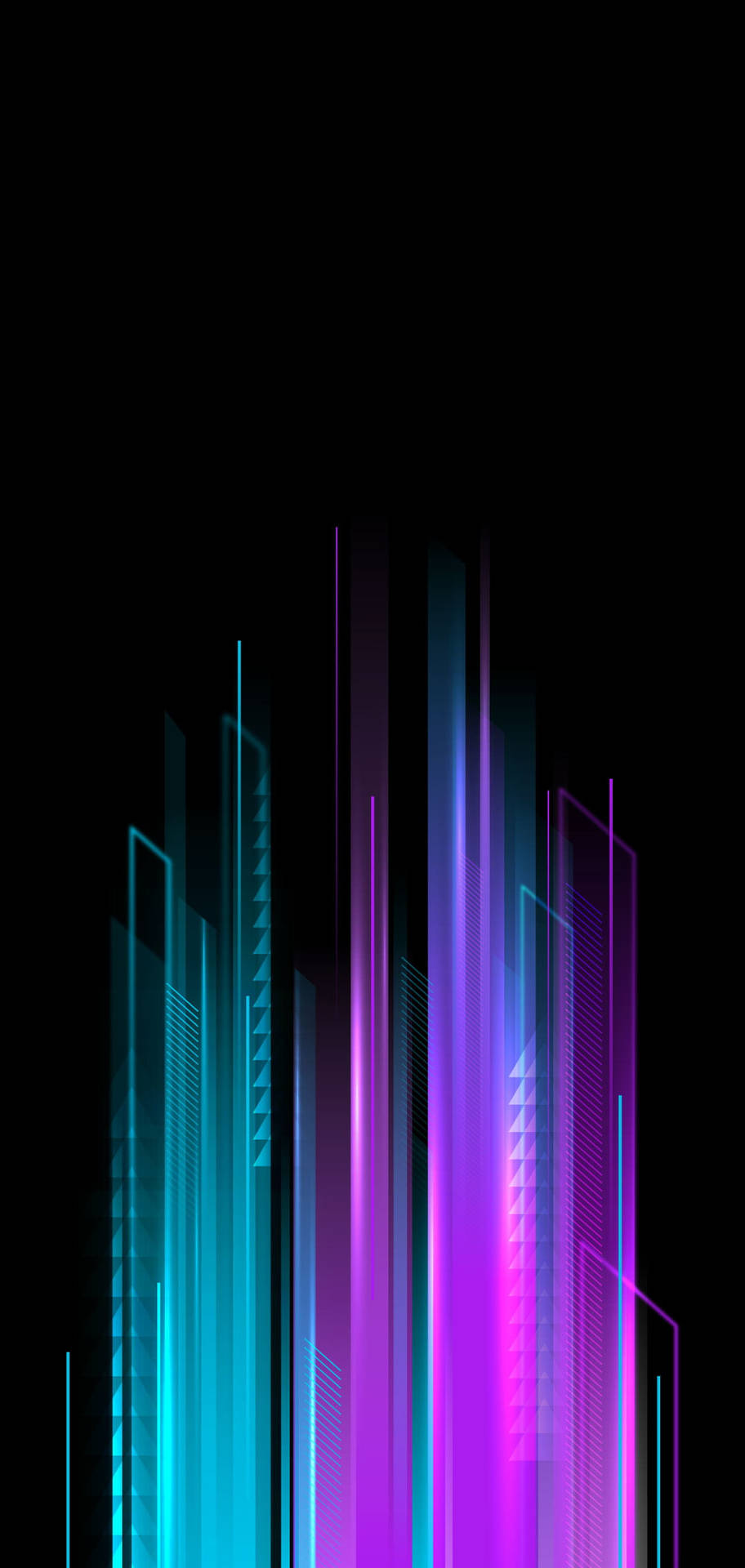 Dark Neon Purple And Teal Aesthetic Image Background