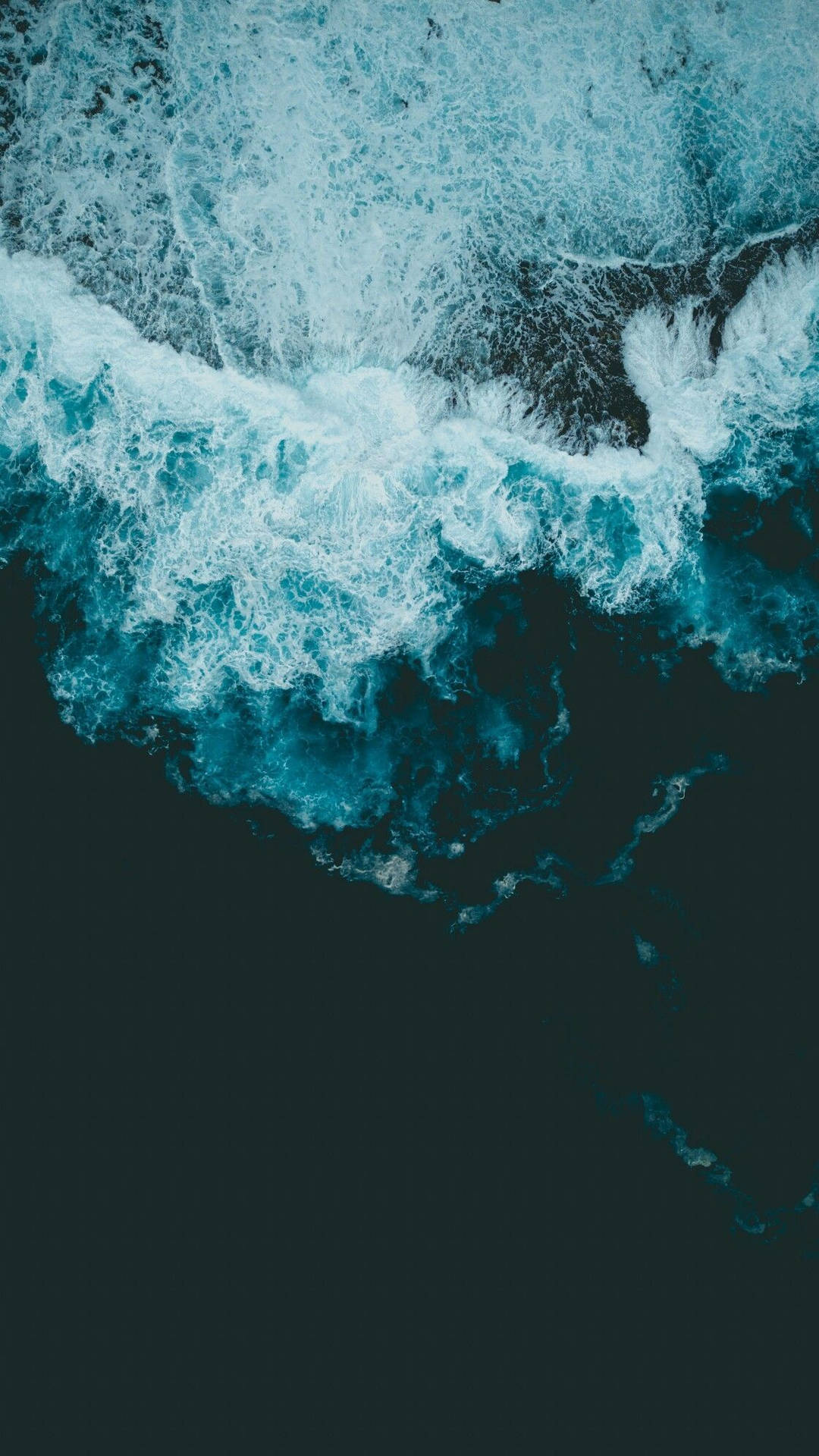 Dark Ocean Waves Cool Android Background