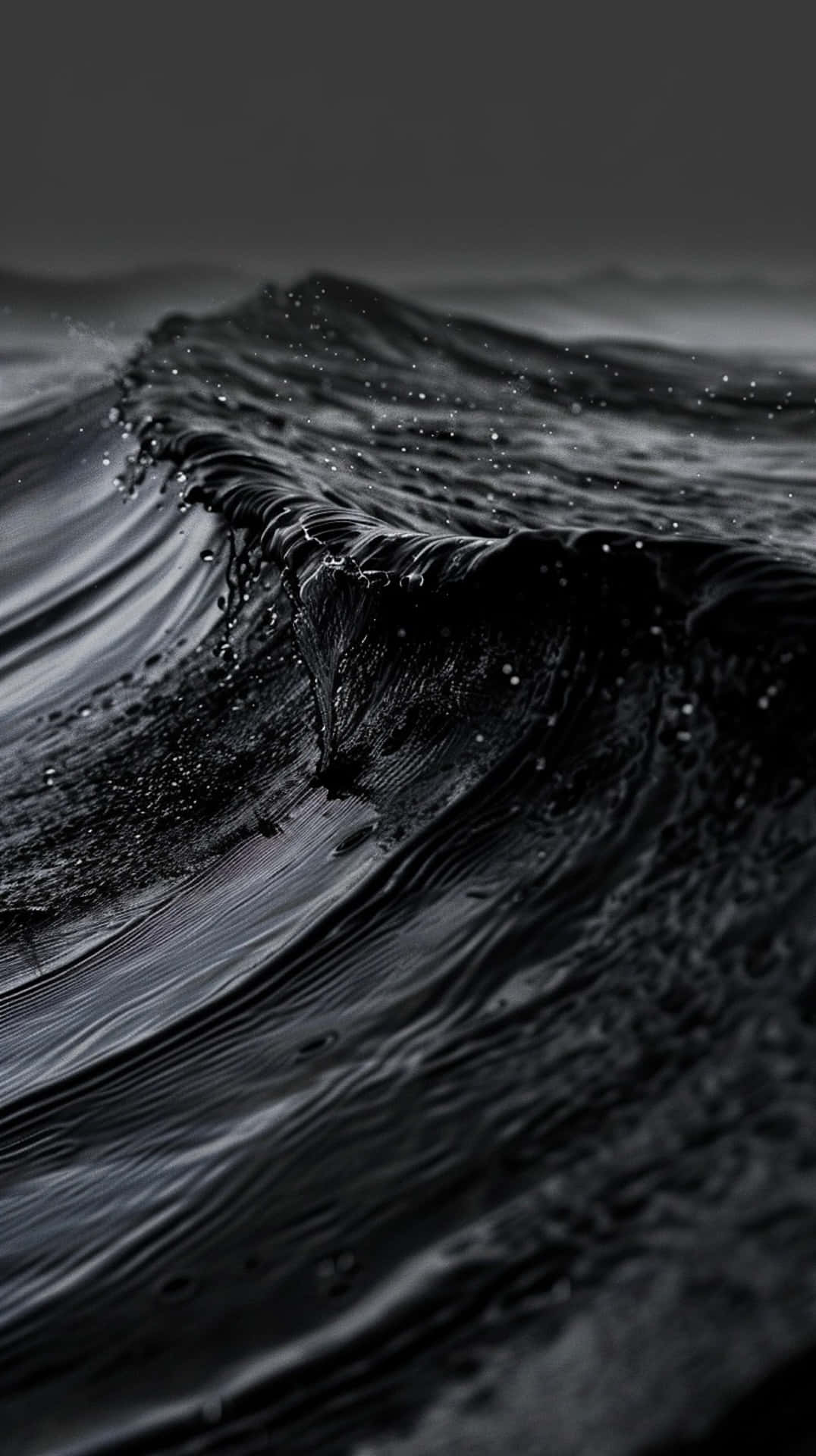 Dark Ocean Waves Texture