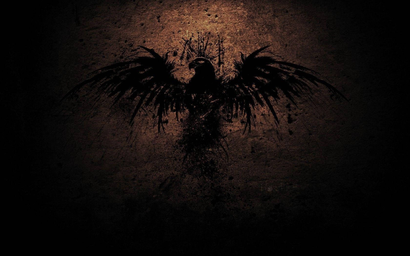 Dark Painted Eagle Pc Background