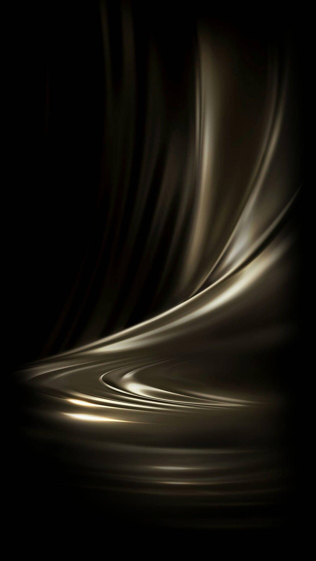 Dark Phone Dripping Molten Gold Background