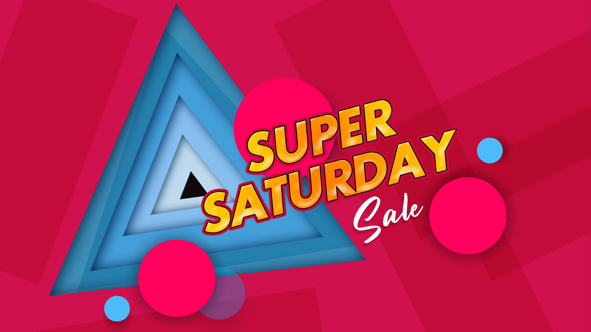 Dark Pink Super Saturday Sale Background