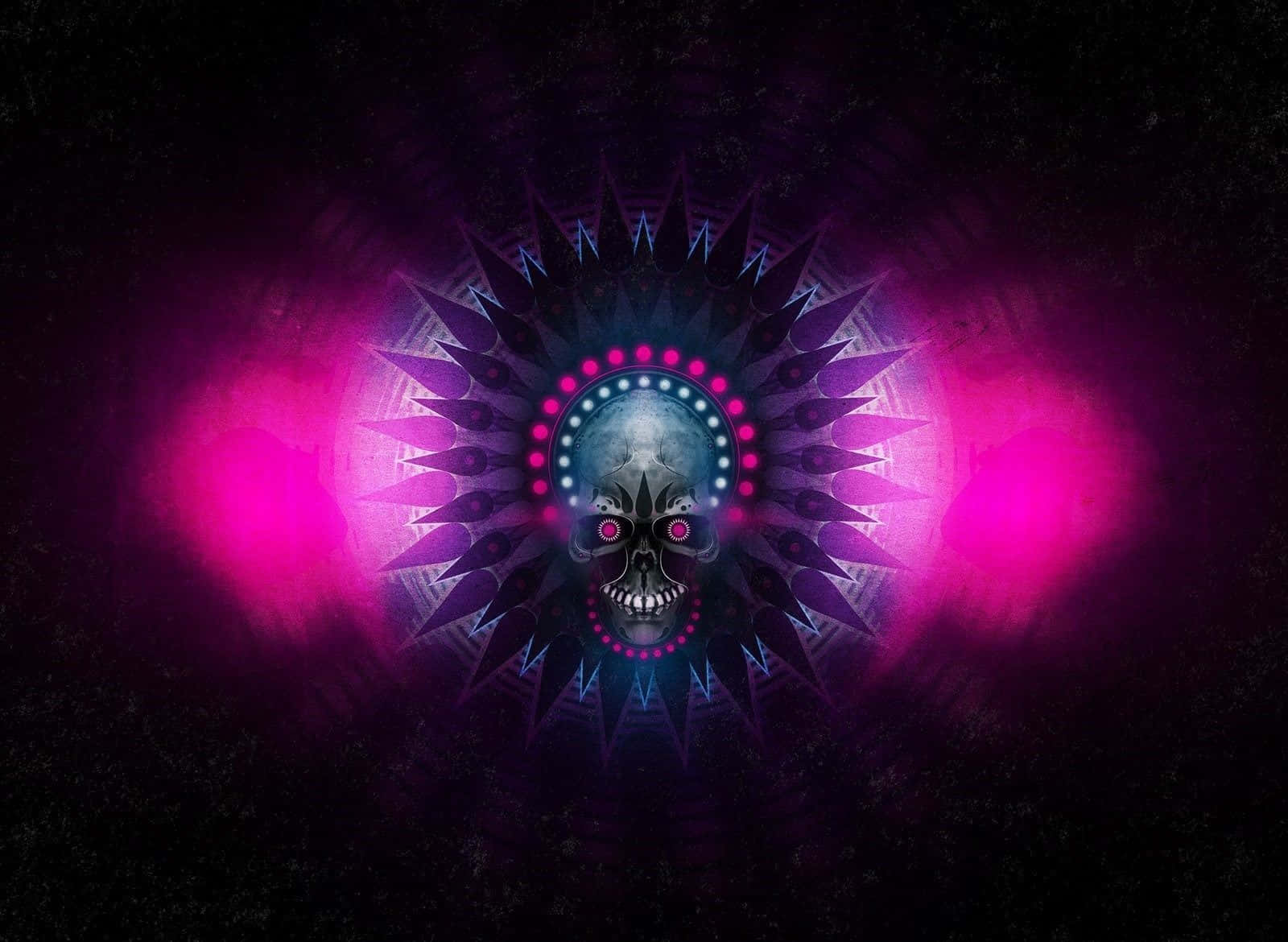 Dark Psychedelic Hd Scary Face Background