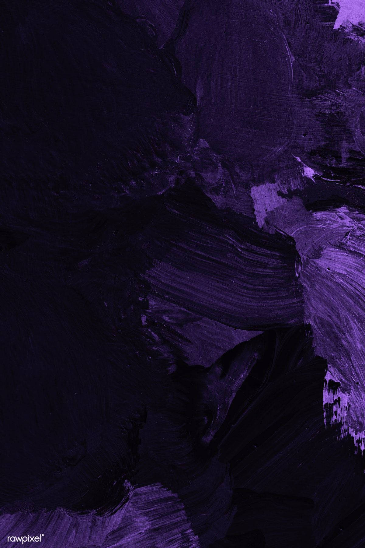 Dark Purple And Black Paint Strokes