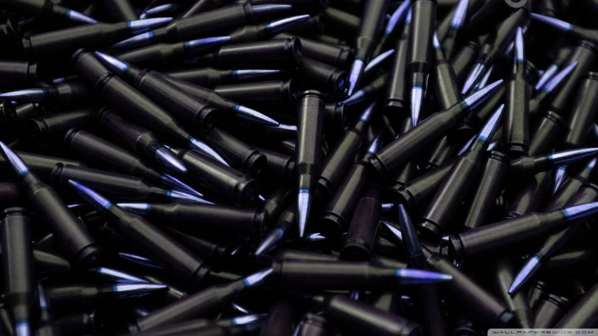 Dark Purple Bullets Background
