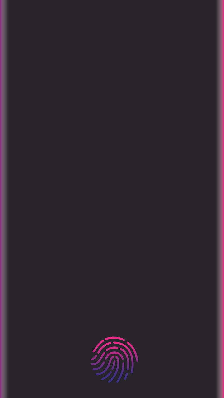 Dark Purple Fingerprint Phone