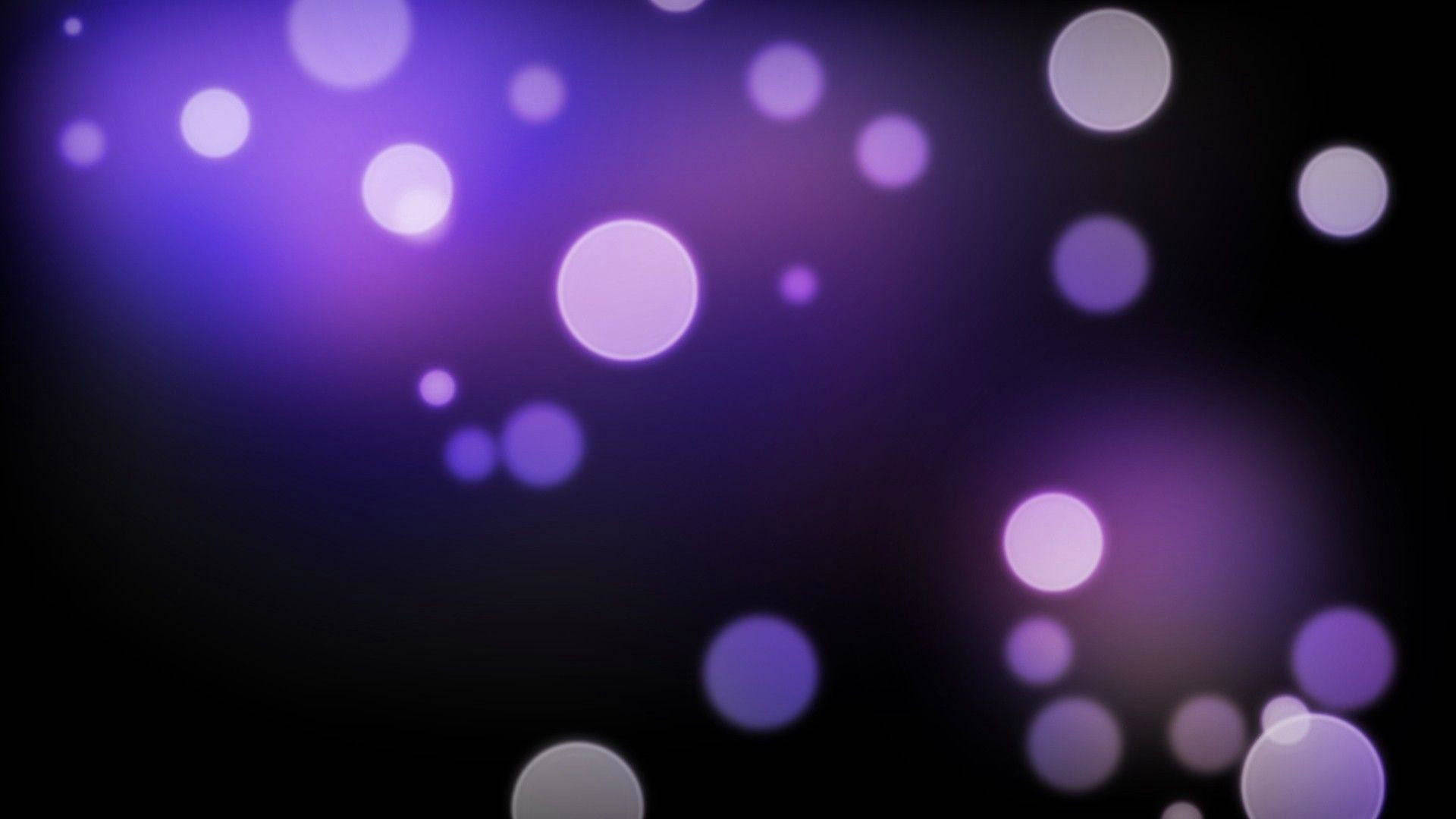 Dark Purple Gradient With Lights Background