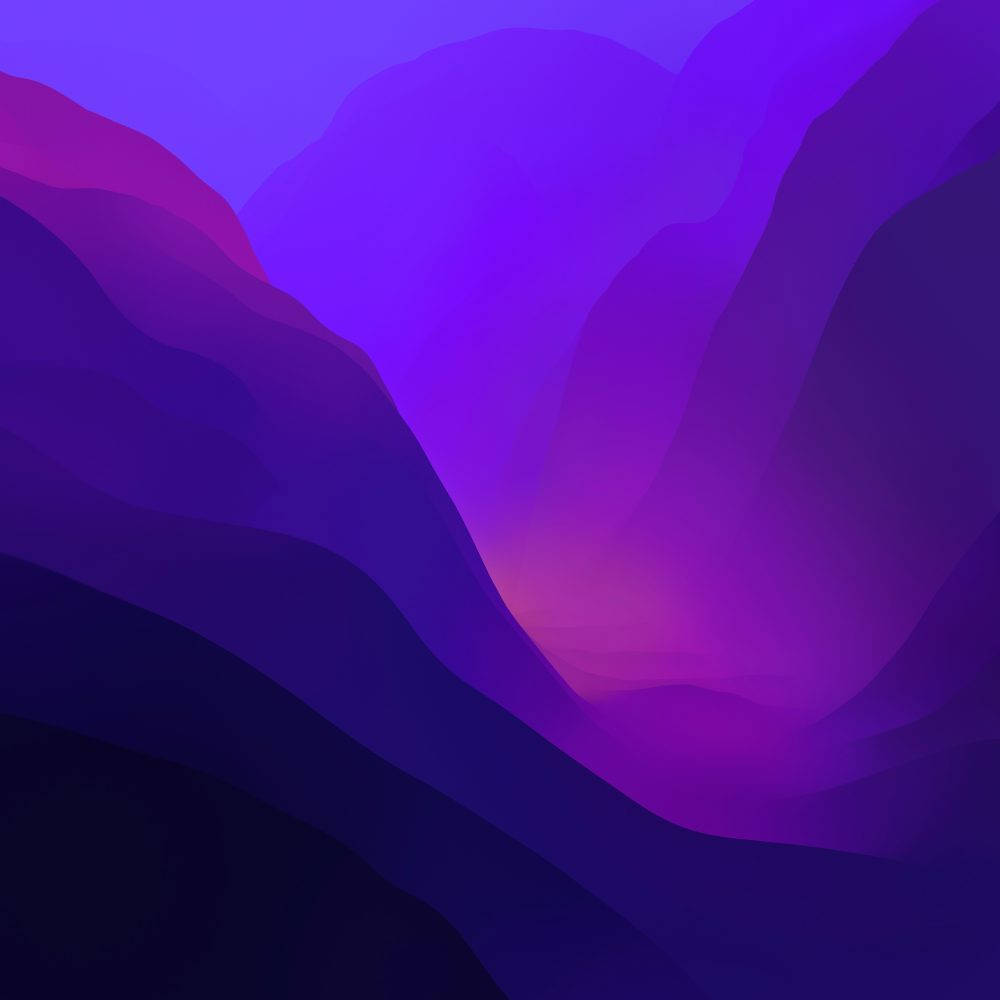 Dark Purple Terrains Macos Monterey Background