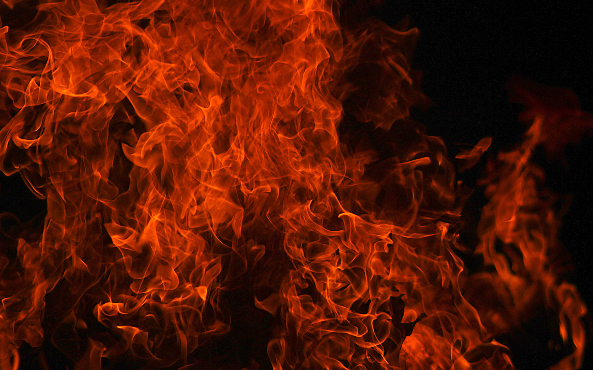 Dark Raging Fire Background Background