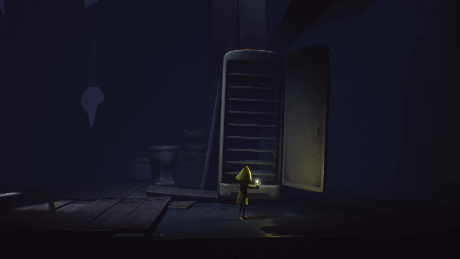 Dark Room Exploration In Little Nightmares 4k Background