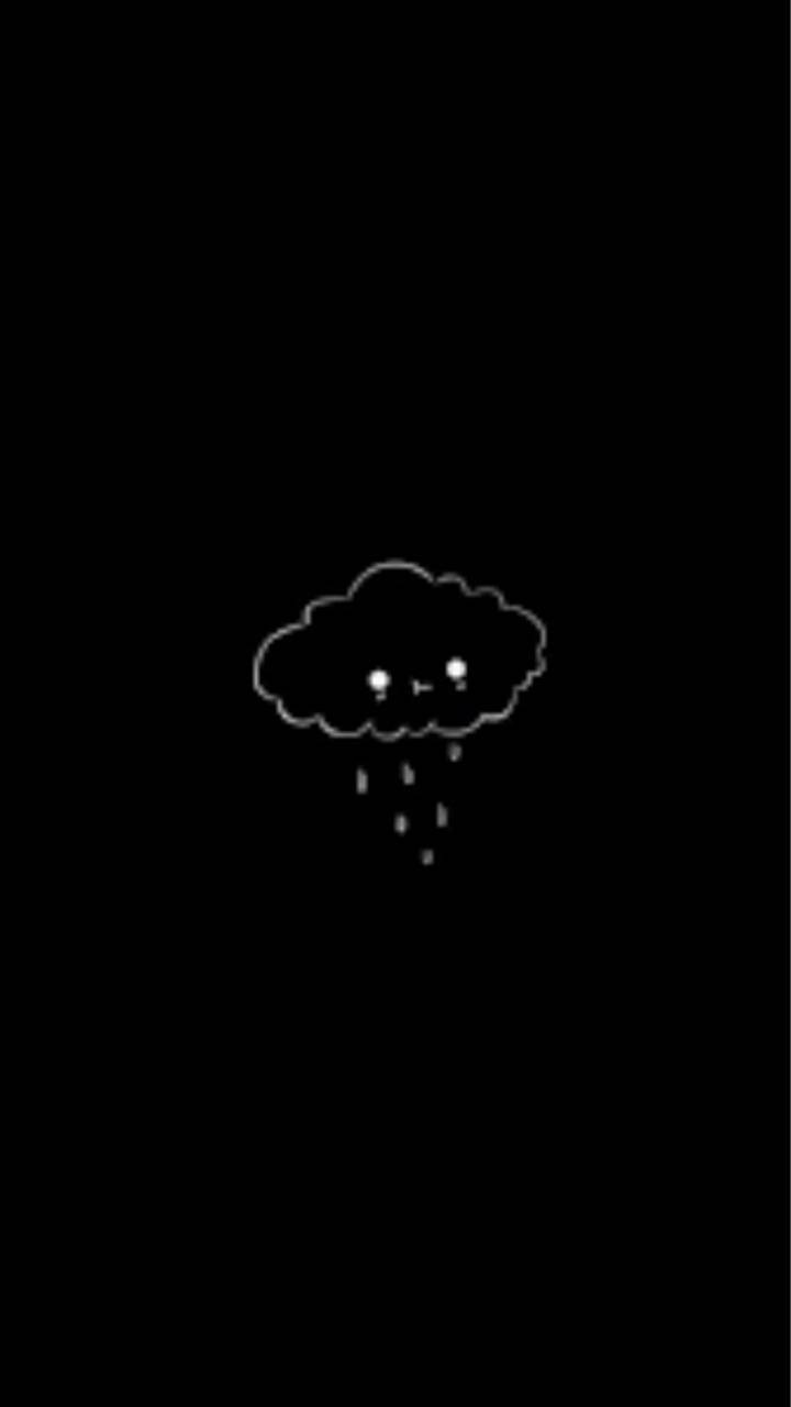 Dark Sad Crying Cloud Background
