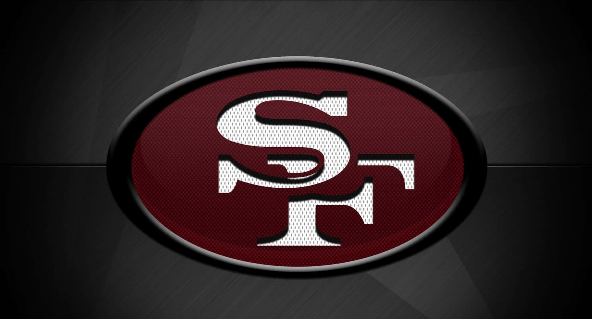 Dark San Francisco 49ers Logo Background