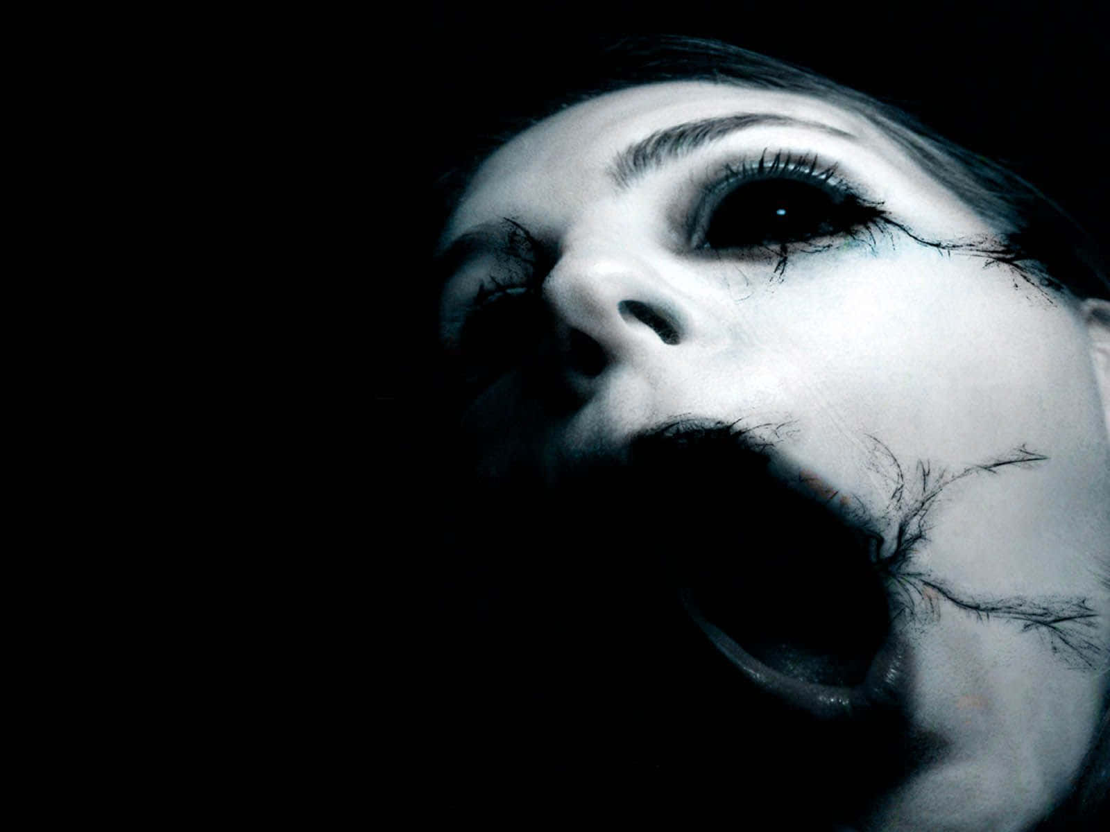 Dark Scary Horror Ghost Background