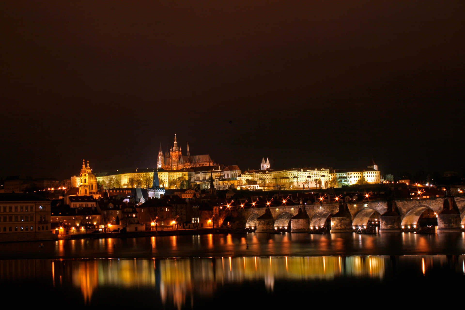 Dark Sky At Prague Castle