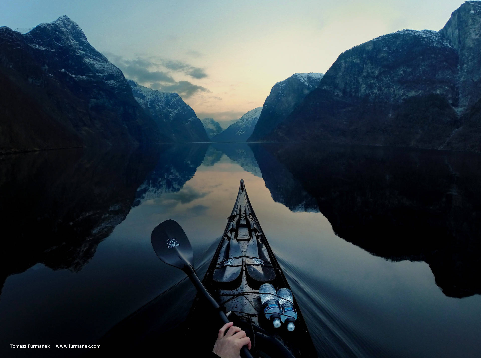 Dark Solo Kayaking