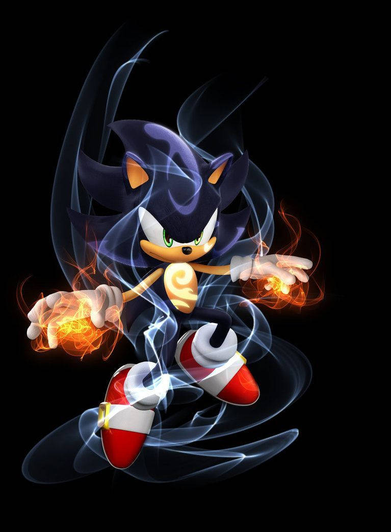Dark Sonic 3d Fanart Background