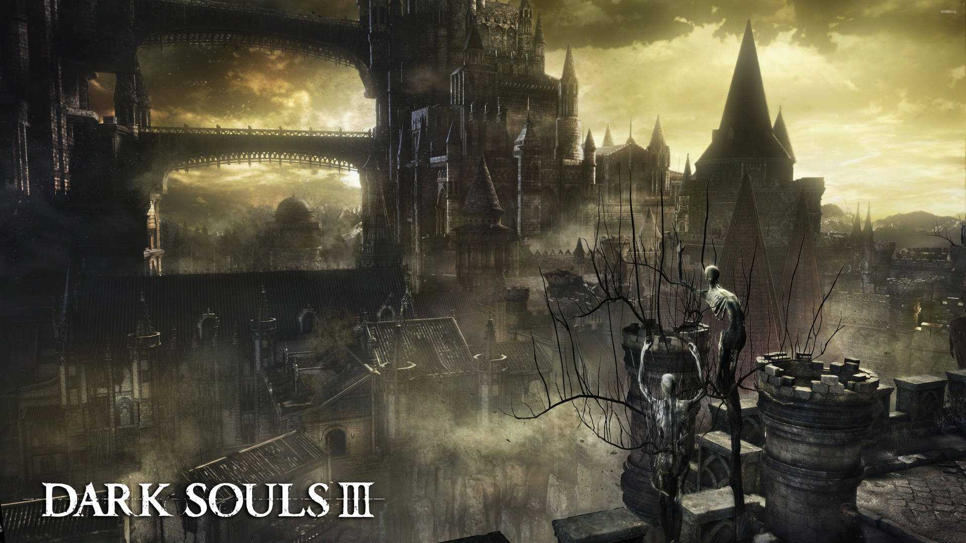 Dark Souls 3 Castle In The Fog Background