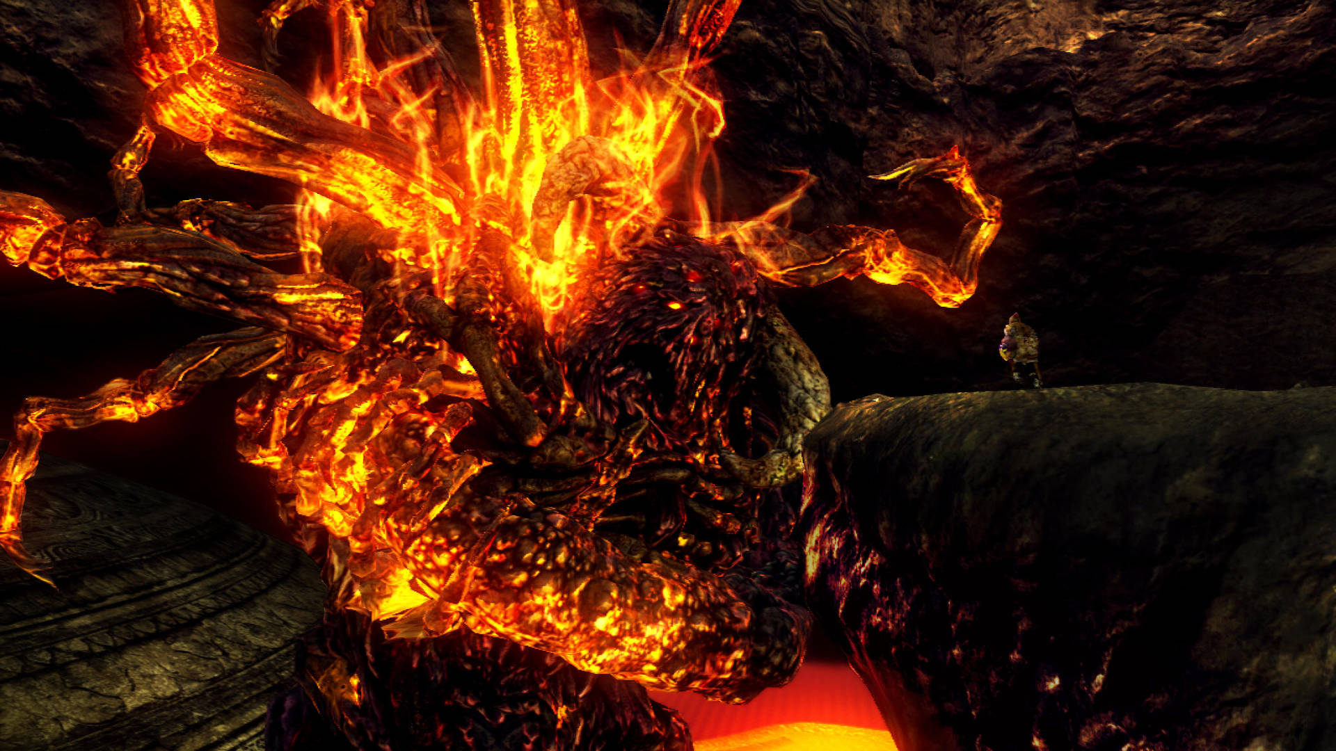 Dark Souls 4k Fire Demon Background