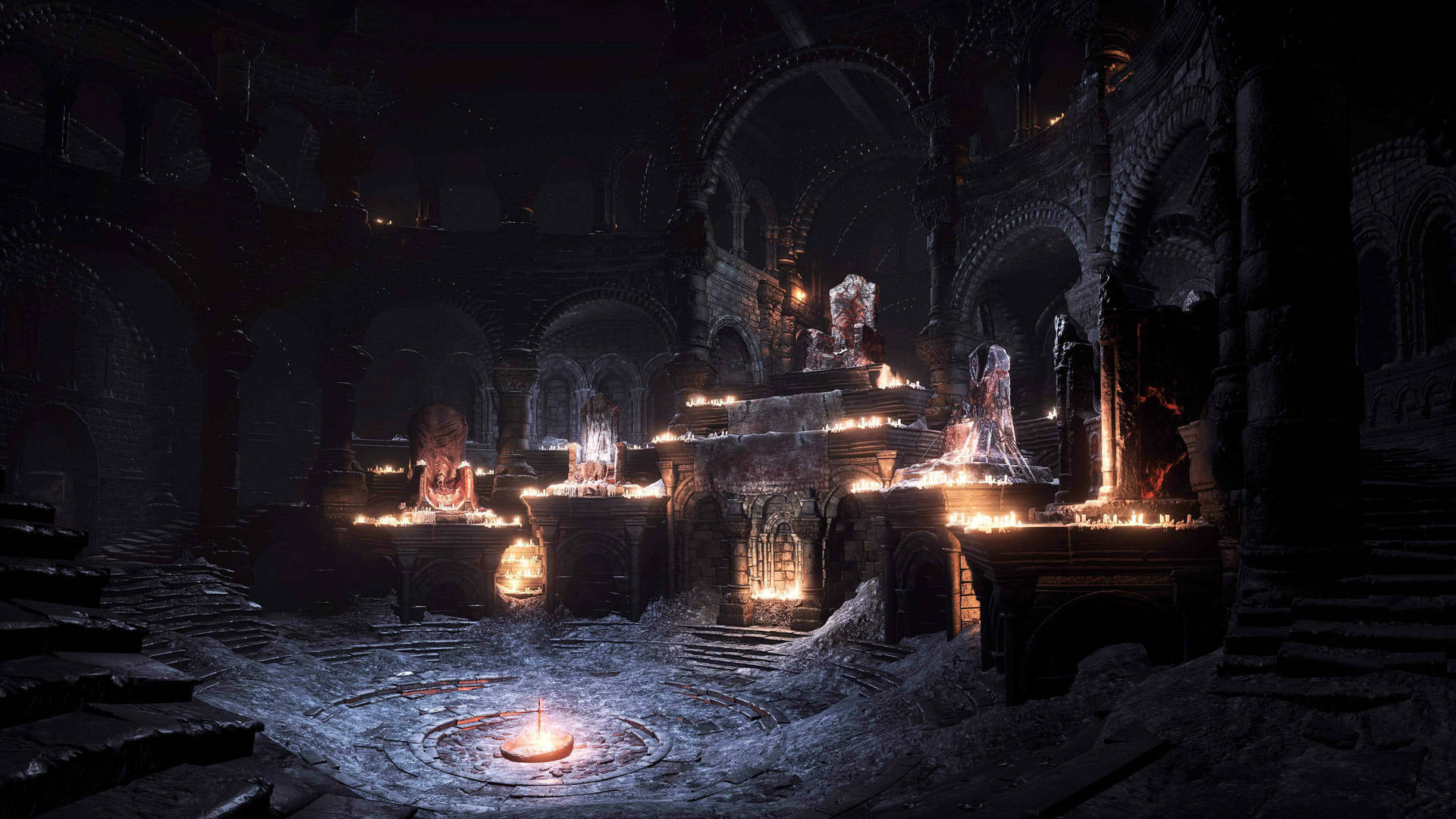 Dark Souls 4k Firelink Shrine Background