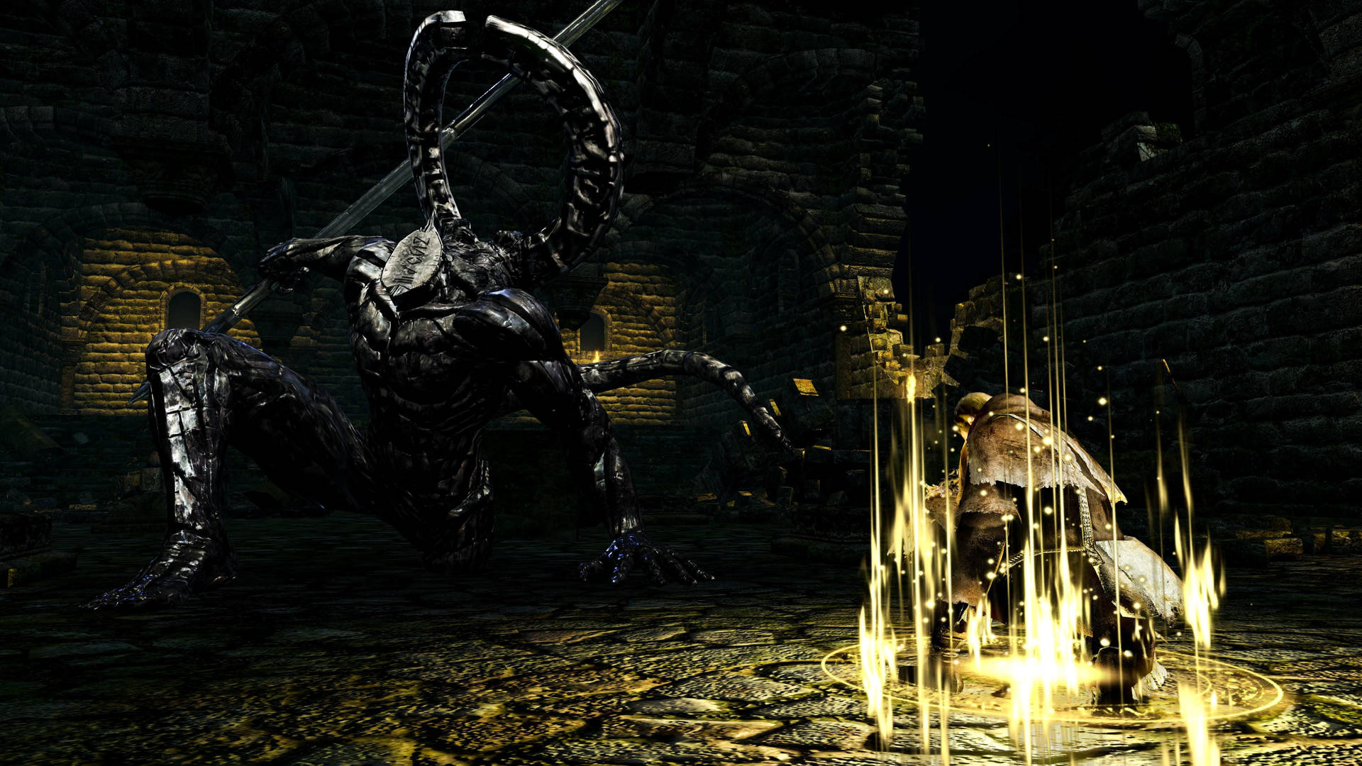 Dark Souls 4k Manscorpion Tark Background