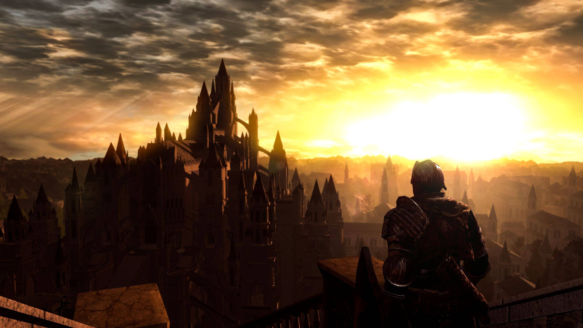 Dark Souls 4k Sunrise Background