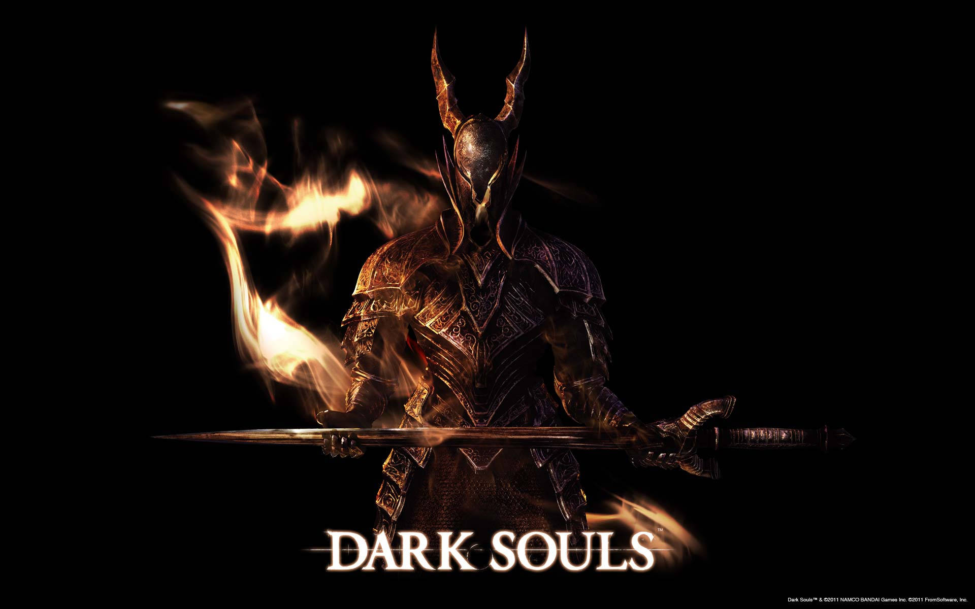 Dark Souls The Black Knight Sword Background