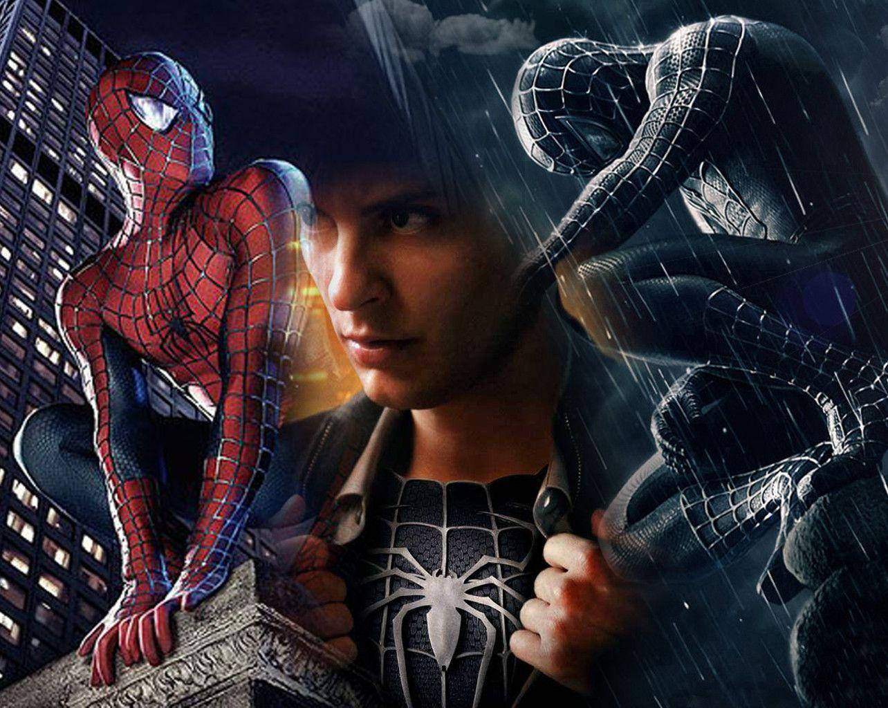 Dark Spider Man Tobey Background